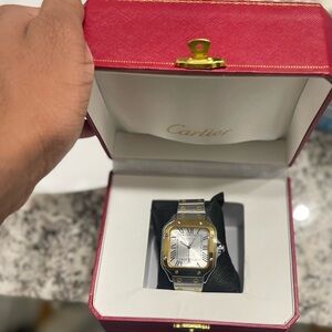 Cartier Gold and Silver Watch